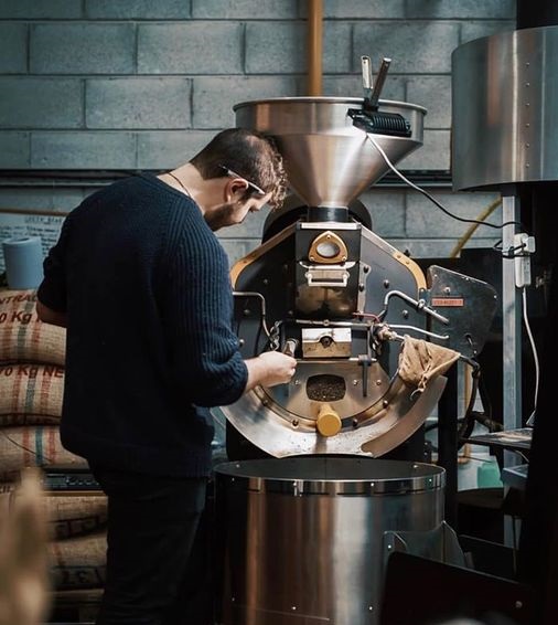 دمای بارگیری دانه دردستگاه  برشته کاری قهوه Charge Temperature