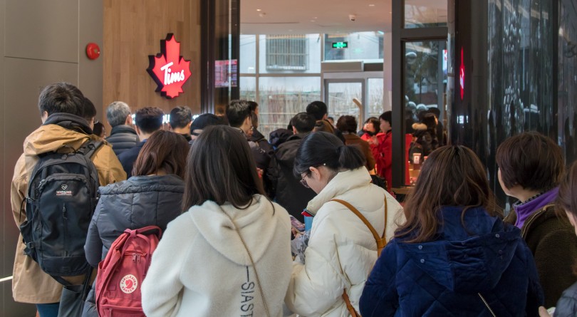 افتتاح اولین شعبه Tim Hortons در شانگهای 